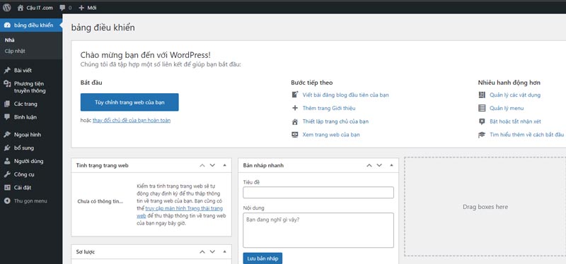 cai dat wordpress 3