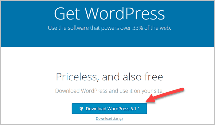 download wordpress source code