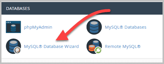 mysql database wizard