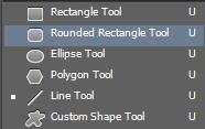 Rectangle tool cs6