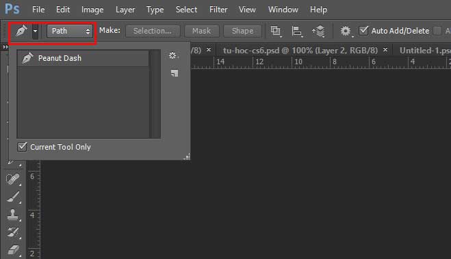 cong cu path photoshop