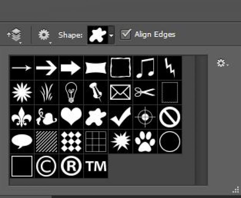 download custom shape tool trong photoshop cs6