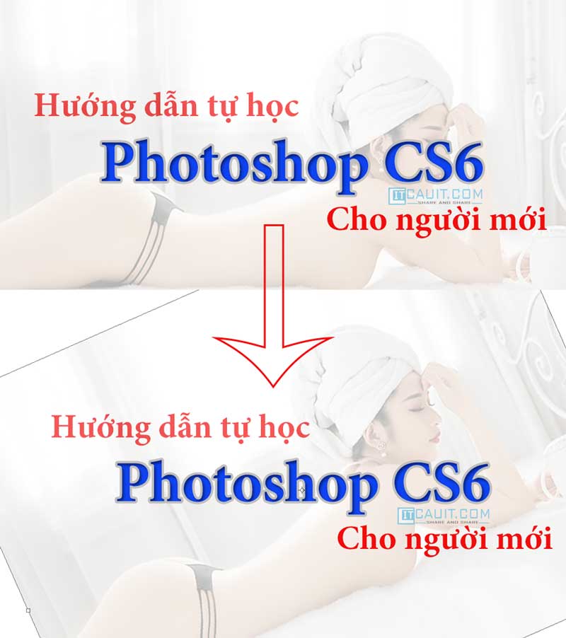 Xoay ảnh trong photoshop